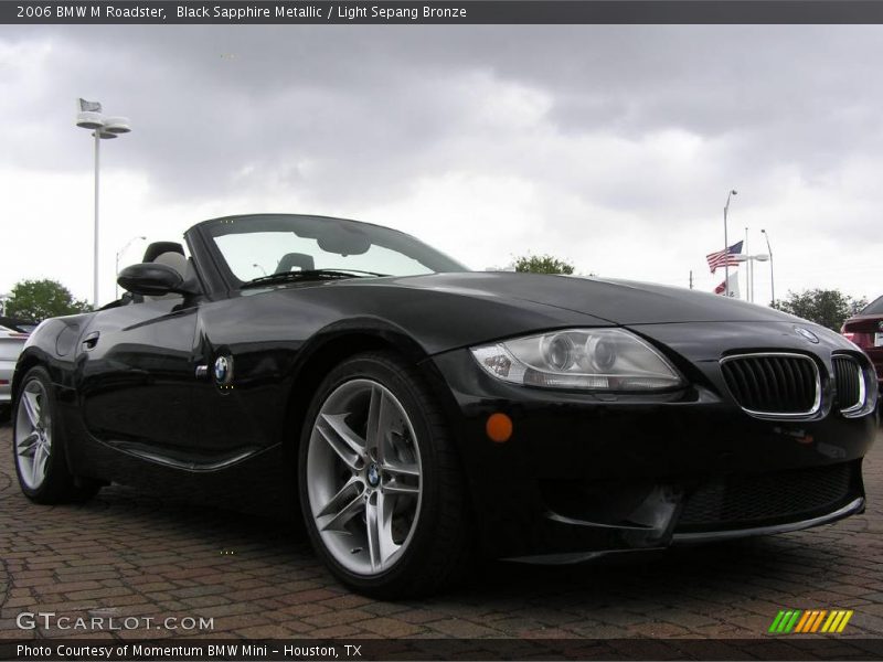 Black Sapphire Metallic / Light Sepang Bronze 2006 BMW M Roadster