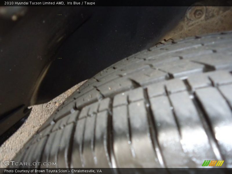 Iris Blue / Taupe 2010 Hyundai Tucson Limited AWD