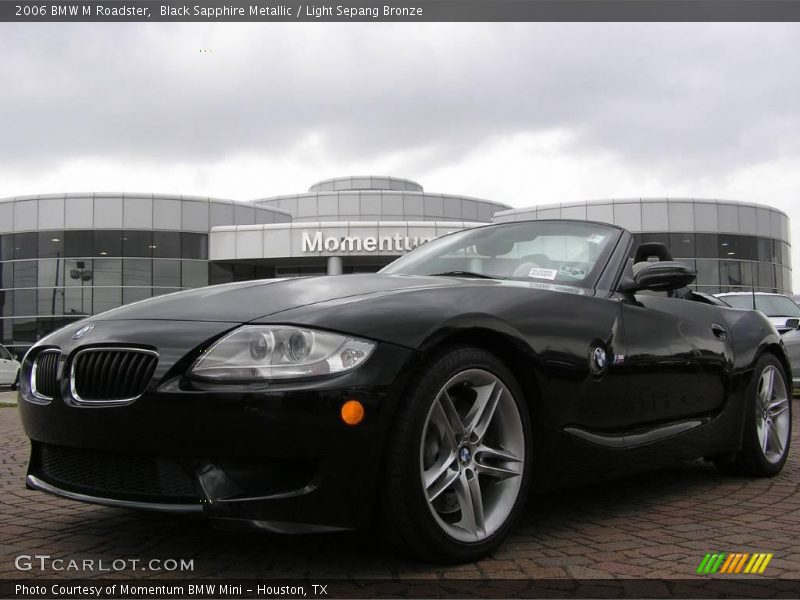 Black Sapphire Metallic / Light Sepang Bronze 2006 BMW M Roadster