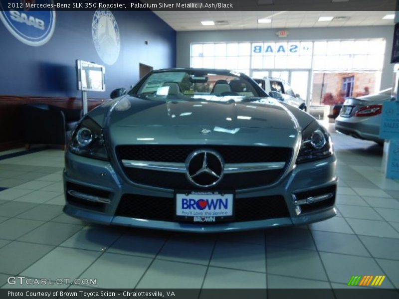 Paladium Silver Metallic / Ash/Black 2012 Mercedes-Benz SLK 350 Roadster
