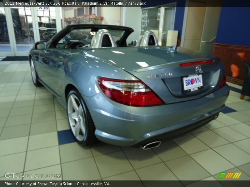 Paladium Silver Metallic / Ash/Black 2012 Mercedes-Benz SLK 350 Roadster