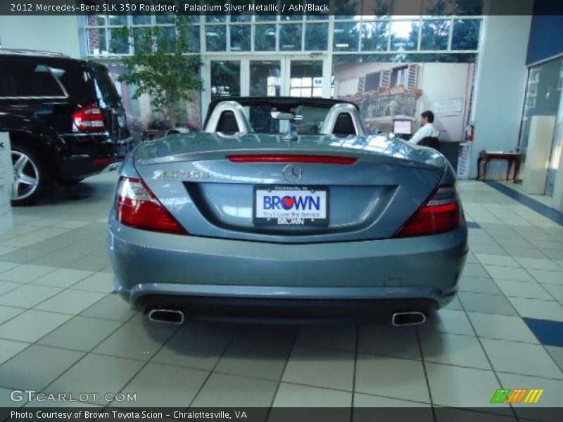 Paladium Silver Metallic / Ash/Black 2012 Mercedes-Benz SLK 350 Roadster