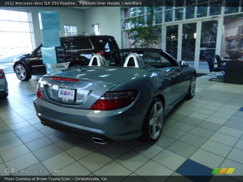Paladium Silver Metallic / Ash/Black 2012 Mercedes-Benz SLK 350 Roadster