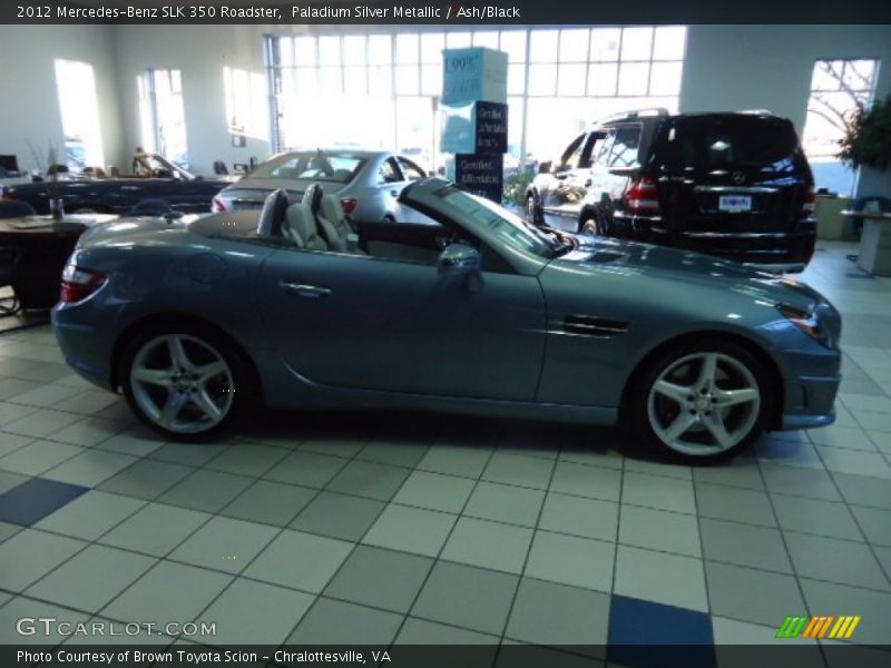Paladium Silver Metallic / Ash/Black 2012 Mercedes-Benz SLK 350 Roadster