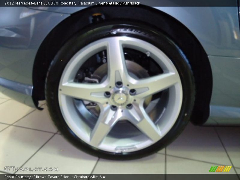 Paladium Silver Metallic / Ash/Black 2012 Mercedes-Benz SLK 350 Roadster