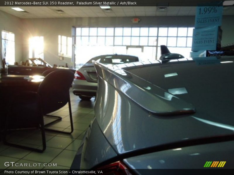 Paladium Silver Metallic / Ash/Black 2012 Mercedes-Benz SLK 350 Roadster