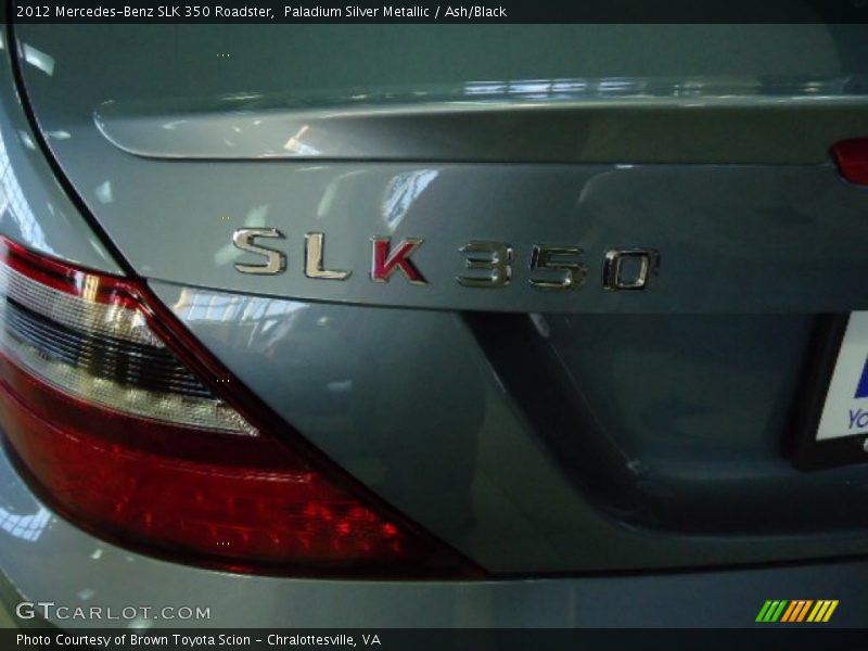 Paladium Silver Metallic / Ash/Black 2012 Mercedes-Benz SLK 350 Roadster