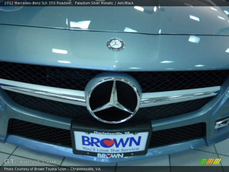 Paladium Silver Metallic / Ash/Black 2012 Mercedes-Benz SLK 350 Roadster