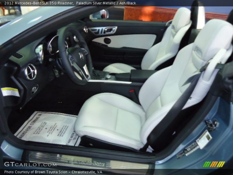 Paladium Silver Metallic / Ash/Black 2012 Mercedes-Benz SLK 350 Roadster