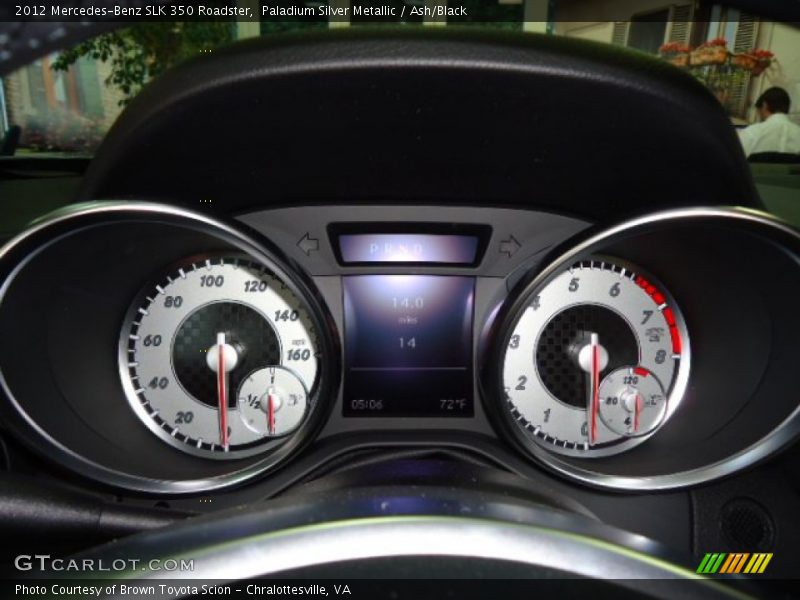 Paladium Silver Metallic / Ash/Black 2012 Mercedes-Benz SLK 350 Roadster