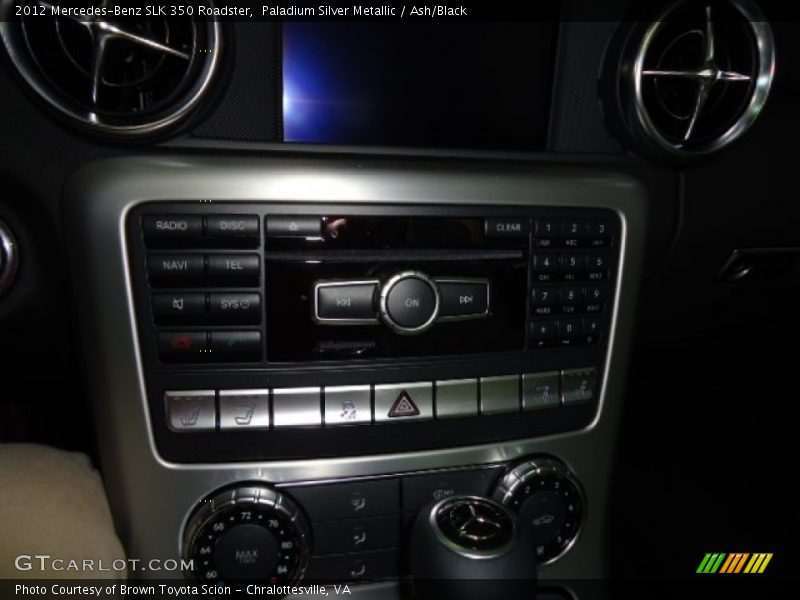 Paladium Silver Metallic / Ash/Black 2012 Mercedes-Benz SLK 350 Roadster