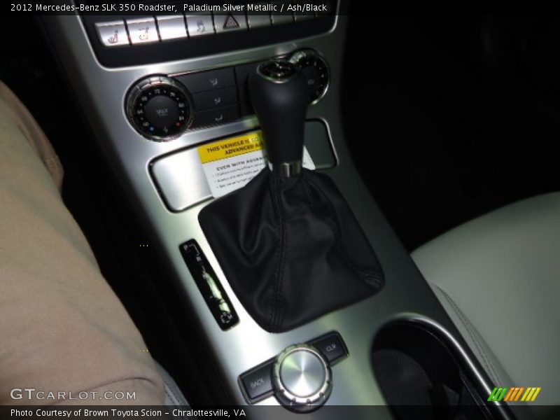 Paladium Silver Metallic / Ash/Black 2012 Mercedes-Benz SLK 350 Roadster