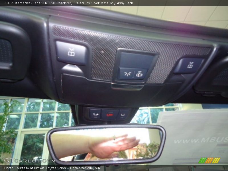 Paladium Silver Metallic / Ash/Black 2012 Mercedes-Benz SLK 350 Roadster