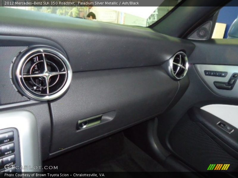 Paladium Silver Metallic / Ash/Black 2012 Mercedes-Benz SLK 350 Roadster