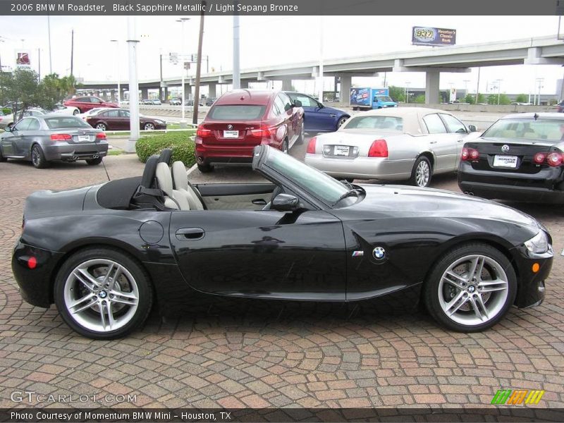 Black Sapphire Metallic / Light Sepang Bronze 2006 BMW M Roadster
