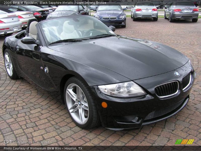 Black Sapphire Metallic / Light Sepang Bronze 2006 BMW M Roadster