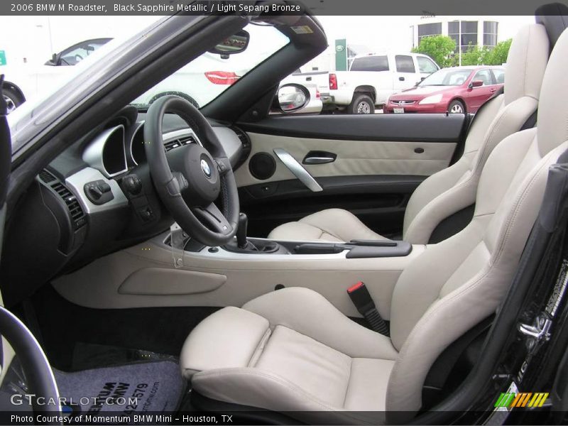 Black Sapphire Metallic / Light Sepang Bronze 2006 BMW M Roadster