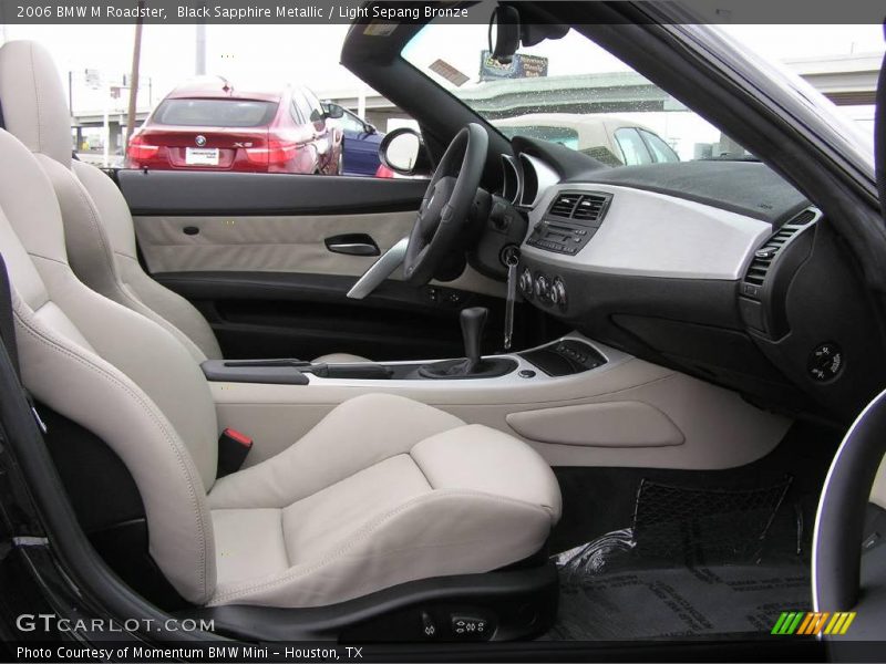 Black Sapphire Metallic / Light Sepang Bronze 2006 BMW M Roadster