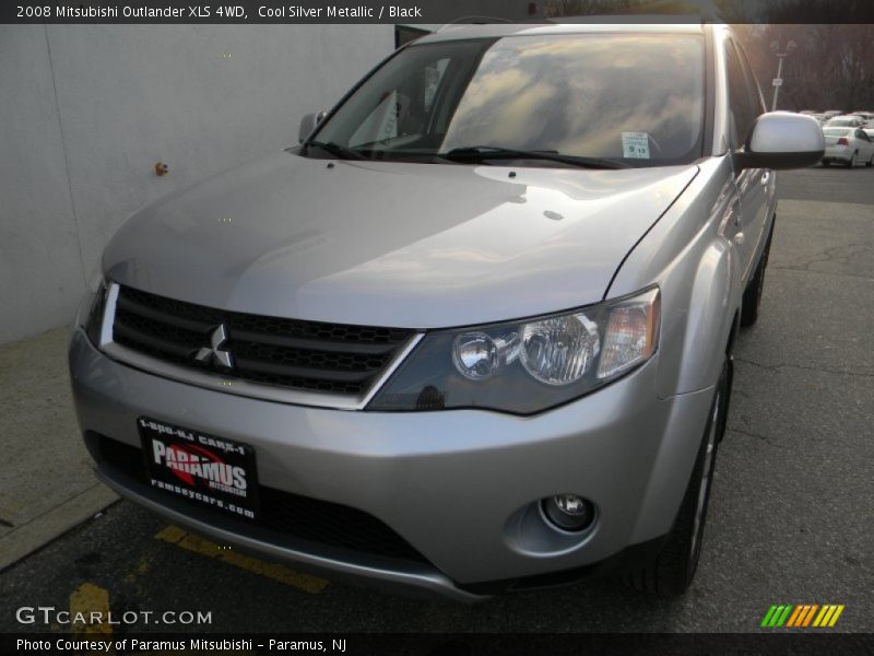 Cool Silver Metallic / Black 2008 Mitsubishi Outlander XLS 4WD
