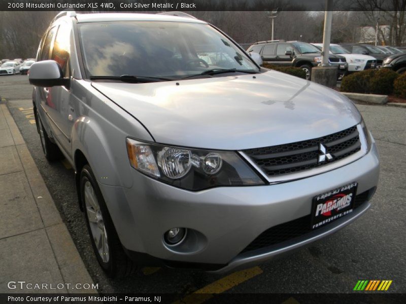 Cool Silver Metallic / Black 2008 Mitsubishi Outlander XLS 4WD