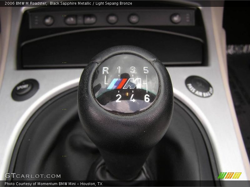 Black Sapphire Metallic / Light Sepang Bronze 2006 BMW M Roadster