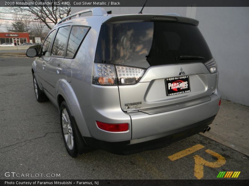 Cool Silver Metallic / Black 2008 Mitsubishi Outlander XLS 4WD