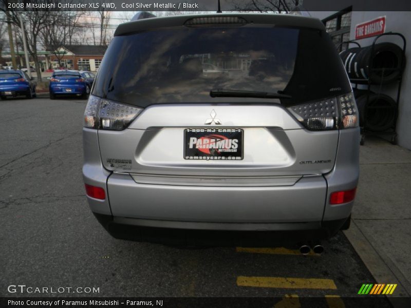 Cool Silver Metallic / Black 2008 Mitsubishi Outlander XLS 4WD