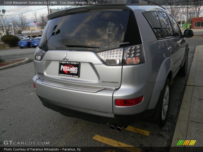 Cool Silver Metallic / Black 2008 Mitsubishi Outlander XLS 4WD