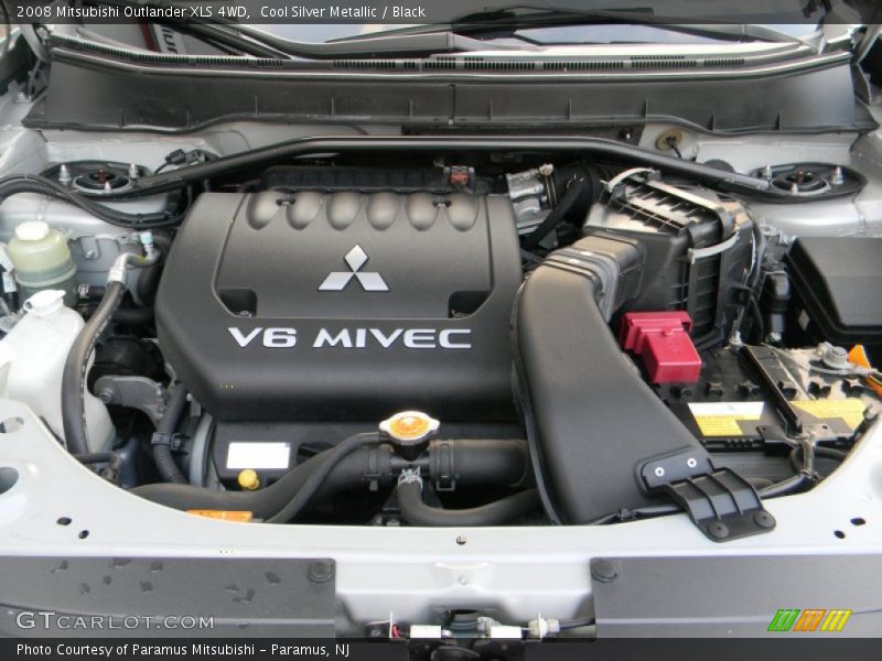 Cool Silver Metallic / Black 2008 Mitsubishi Outlander XLS 4WD