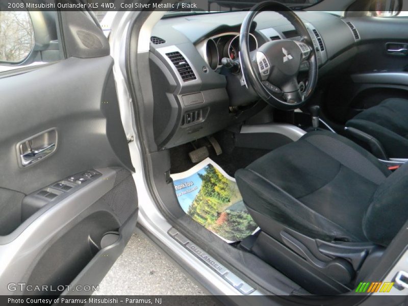 Cool Silver Metallic / Black 2008 Mitsubishi Outlander XLS 4WD