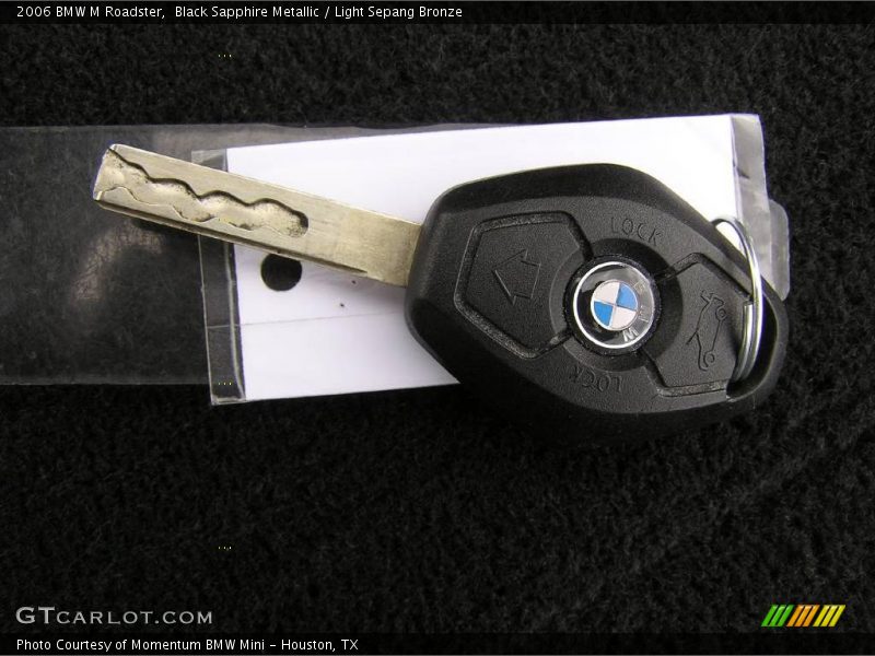 Black Sapphire Metallic / Light Sepang Bronze 2006 BMW M Roadster
