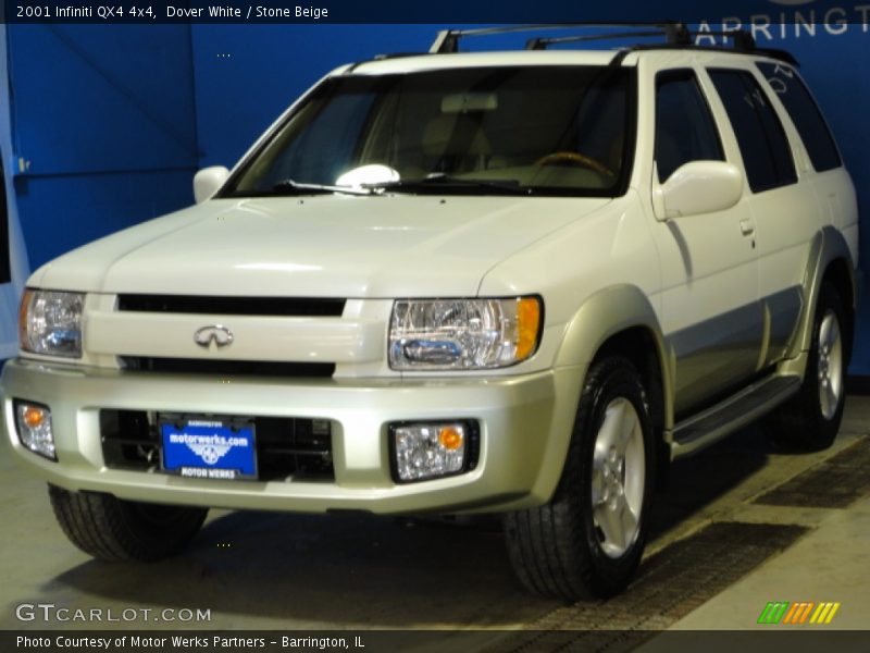 Dover White / Stone Beige 2001 Infiniti QX4 4x4