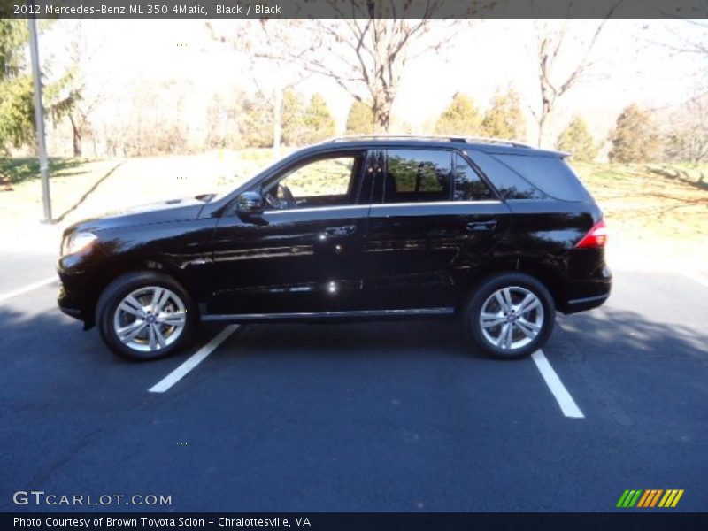 Black / Black 2012 Mercedes-Benz ML 350 4Matic