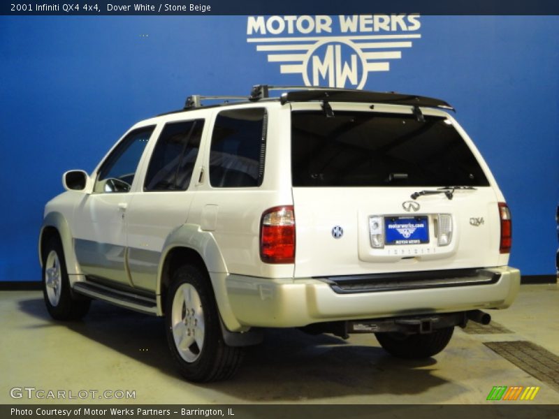 Dover White / Stone Beige 2001 Infiniti QX4 4x4