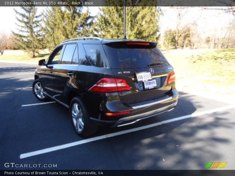 Black / Black 2012 Mercedes-Benz ML 350 4Matic