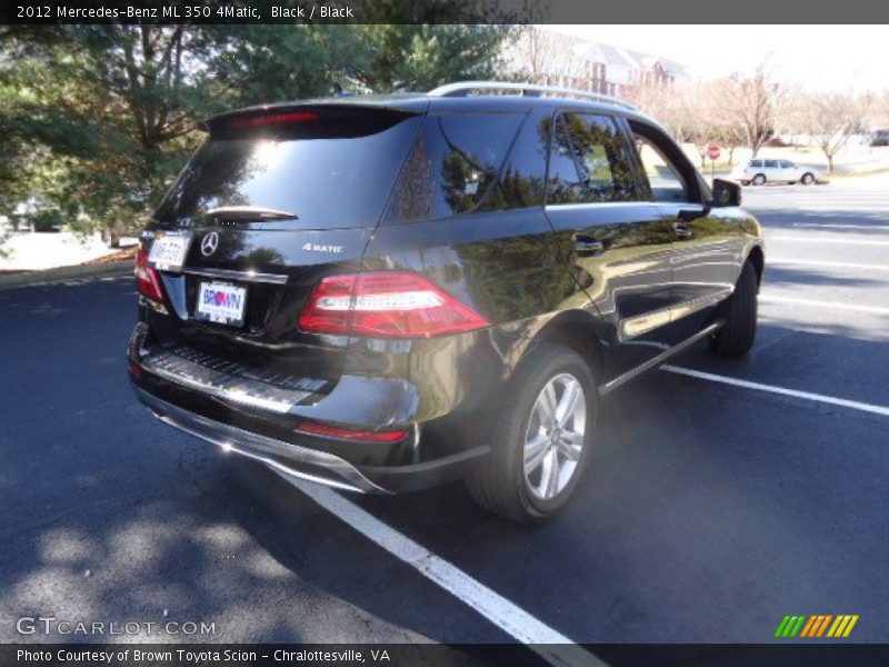 Black / Black 2012 Mercedes-Benz ML 350 4Matic