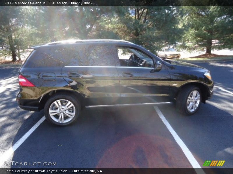 Black / Black 2012 Mercedes-Benz ML 350 4Matic
