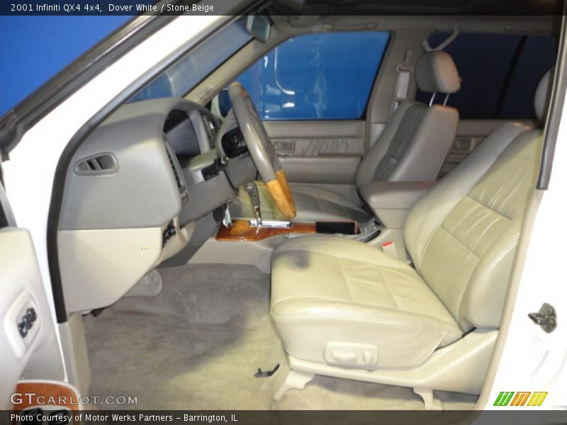 Dover White / Stone Beige 2001 Infiniti QX4 4x4