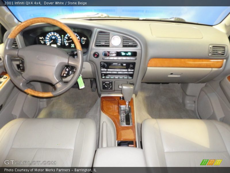 Dover White / Stone Beige 2001 Infiniti QX4 4x4