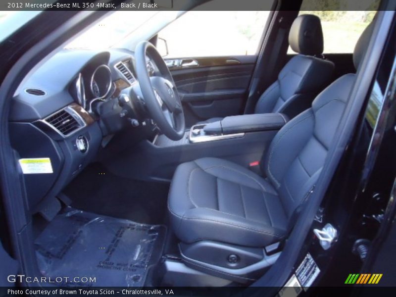 Black / Black 2012 Mercedes-Benz ML 350 4Matic