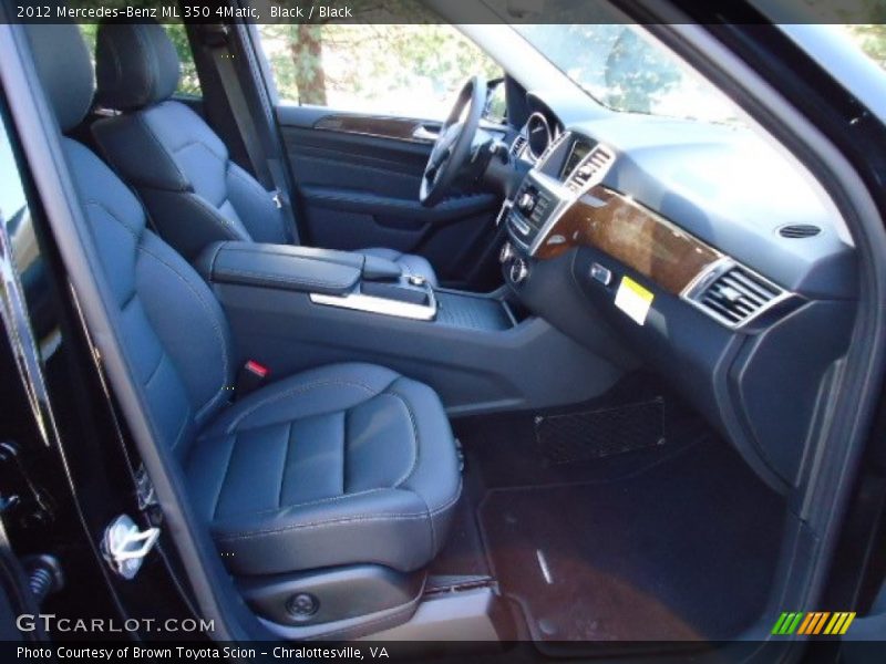 Black / Black 2012 Mercedes-Benz ML 350 4Matic
