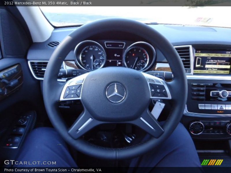 Black / Black 2012 Mercedes-Benz ML 350 4Matic