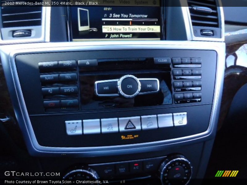 Black / Black 2012 Mercedes-Benz ML 350 4Matic