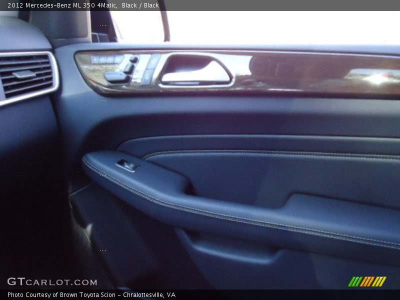 Black / Black 2012 Mercedes-Benz ML 350 4Matic