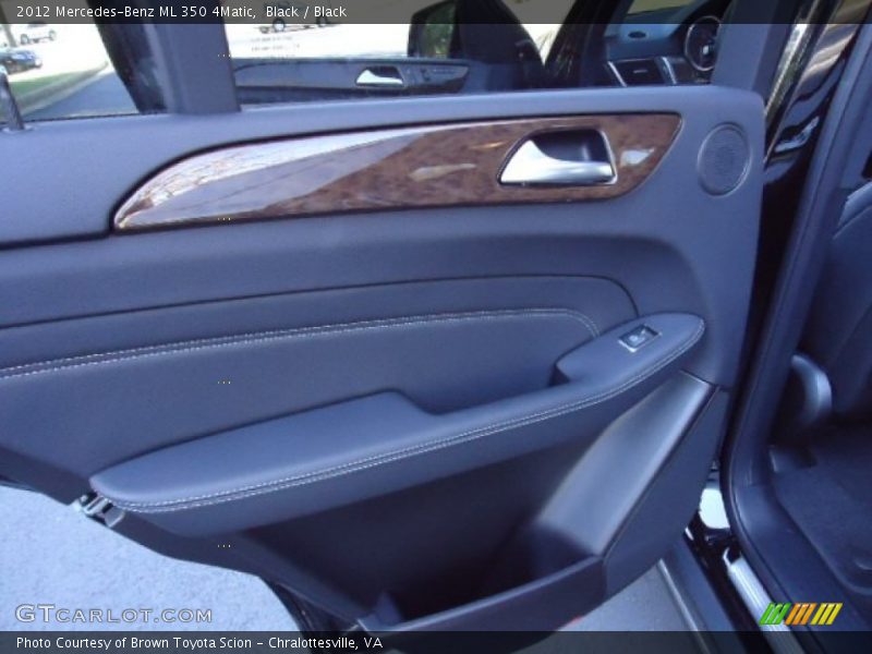 Black / Black 2012 Mercedes-Benz ML 350 4Matic