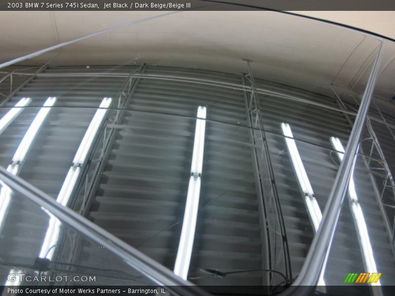 Jet Black / Dark Beige/Beige III 2003 BMW 7 Series 745i Sedan