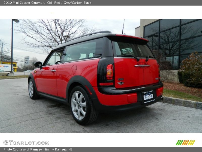 Chili Red / Grey/Carbon Black 2010 Mini Cooper Clubman