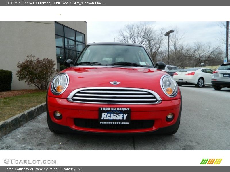 Chili Red / Grey/Carbon Black 2010 Mini Cooper Clubman