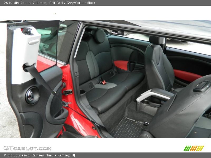 Chili Red / Grey/Carbon Black 2010 Mini Cooper Clubman