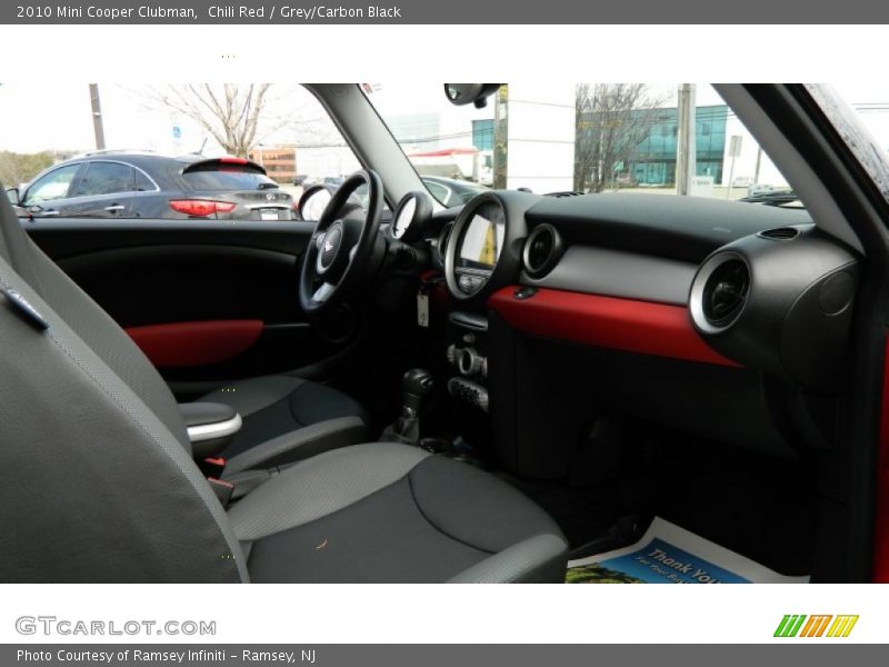 Chili Red / Grey/Carbon Black 2010 Mini Cooper Clubman